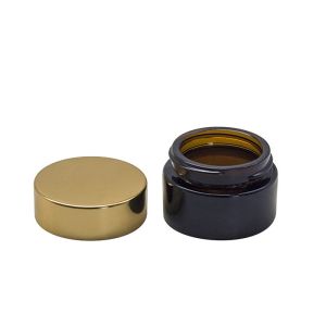 Buy cheap Screw Aluminium Cap Clear Black Lid 50g Empty Cream Bottles from wholesalers