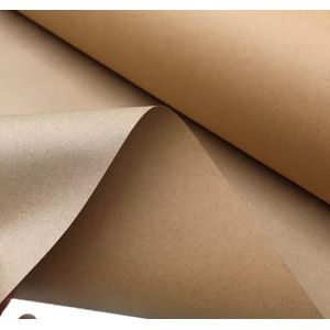 Buy cheap Protective 80gsm Brown Paper Wrapping Roll Greaseproof Kraft Tissue from wholesalers
