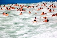 Buy cheap Biggest Outdoor Water Park Wave Pool Construction Strong Power With Stainless Steel Filter from wholesalers