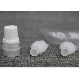 8.6mm Food Grade Suction Nozzle Screw Cap With Spout For Drinking Bag