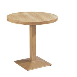 YALEESON Simple Elegant Round Table with Three Legs for 2 Persons Dia 600mm