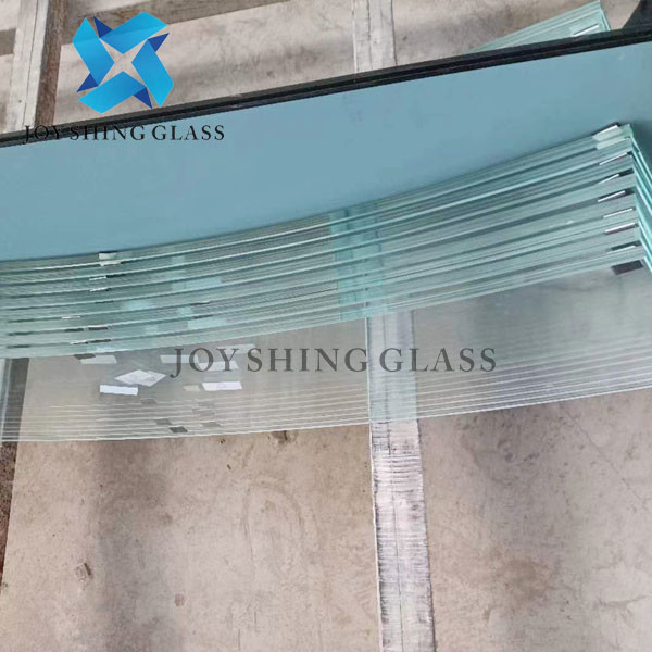 Quality 12mm Ultra Clear Bent Tempered Glass for sale