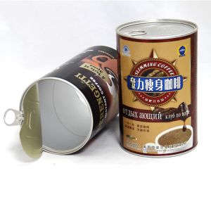 Buy cheap Cylinder Brown Paper Can Packaging for Instant Coffee / Milk Powder / Nuts OEM from wholesalers