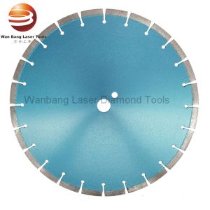 Factory Customized 350mm Even Distributed Diamond Blade With Flat Segments for