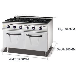 Buy cheap Cooking Equipment GL-ZH-RA-6A Low Noise Gas Cooker with Adjustable Temperature from wholesalers