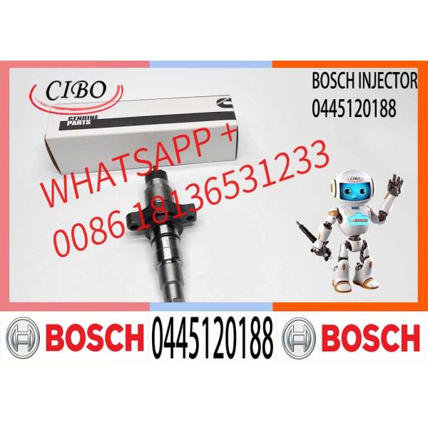 Buy cheap Cummins Fuel Injector 120 Series Common Rail High Pressure 0445120188 Nozzle Assembly Compatible For Cummins Engines from wholesalers