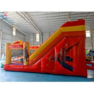 Factory Commercial Inflatable Slide Spider-Man Inflatable Jumping Castle