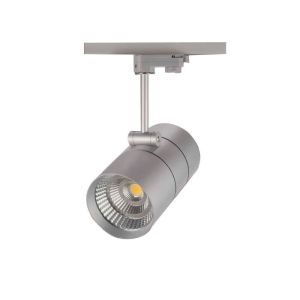 Sliver Track Lighting Led , 1100lm Led Track Spotlights With Adjustable Beam