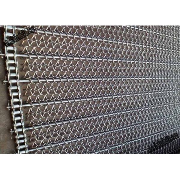 Buy cheap Hygienic 300~2000mm Width SUS304 Weave Conveyor Belt from wholesalers