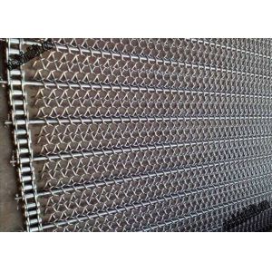 Buy cheap Hygienic 300~2000mm Width SUS304 Weave Conveyor Belt from wholesalers