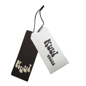 Buy cheap Custom Pinted Paper Clothing Tags And Labels Maker With Small Paper Pouch from wholesalers