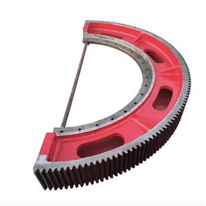 Buy cheap OEM Custom Casting Ball Mill Rotary Kiln Girth Gear Large Diameter Gear product