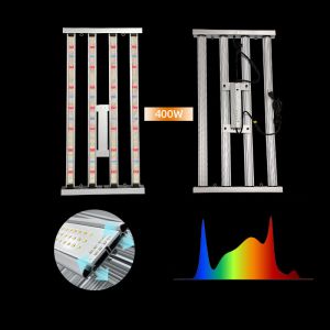 Buy cheap Indoor Foldable SAMSUNG Lm281B 301H 301B Full Spectrum 660nm 720nm Hydroponic Plant 4x4ft 4 Bar Style 400w Led Grow Light from wholesalers