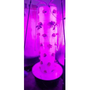 Buy cheap Hydroponic System Aeroponic Tower For Strawberry And Leaf Vegetables Rotating Farming from wholesalers