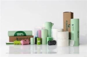 China Customized Large Biodegradable Poop Bags For Humans 7mic 8mic on sale