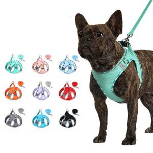 Buy cheap Pet Breathable Mesh Harness Dog Reflective Leash For Small Medium Dnd Large Dogs from wholesalers