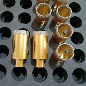 Drilling Marble Tile Cemaric M14 Brazed Diamond Hole Saw 90mm