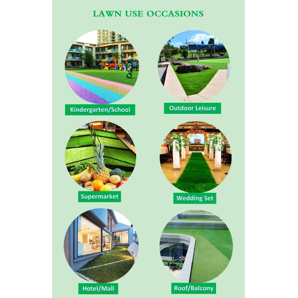 High Quality Sports Turf Mini Court Artificial Grass Carpet Roll Family Lawn For Landscaping