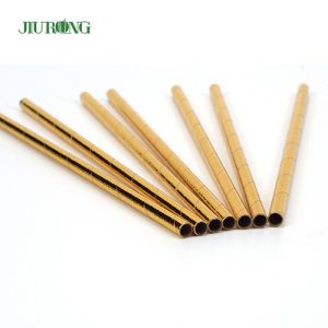 ODM Compostable Disposable Biodegradable Paper Straws For Smoothies