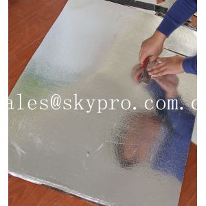 Buy cheap Bitumen modified waterproof thick / thin rubber sheet with PSA backing from wholesalers