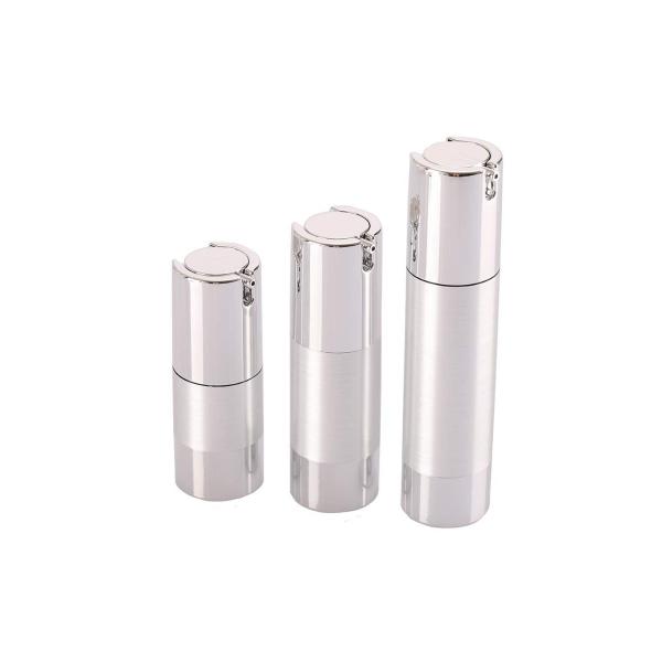 Quality Aluminum Foundation Pump Bottle  Cosmetic Packing Refillable And Reusable for sale