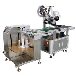 Buy cheap Electric Driven Poly Bag Stand Up Pouch Labeling Machine for Accurate Label Placement from wholesalers