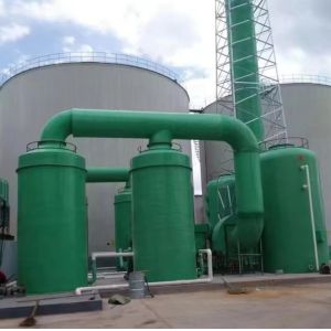 High FRP Desulfurization Tower Frp Tower / Ammonia Scrubbing / Gas Scrubber