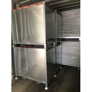 Buy cheap New Zealand Nelson OD 40mm temporary fencing panels x 1.80mm wall thick 2.1mx2.4m width Mesh 60mm x 150mm from wholesalers