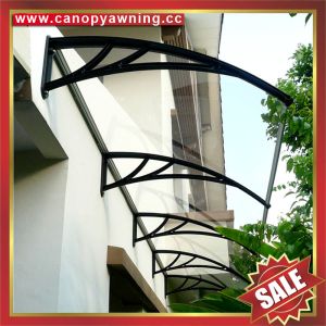 hot selling house door window sun rain shield pc polycarbonate DIY awning canopy