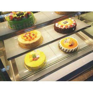 Buy cheap 310L Practical Small Cake Display Counter Fridge Microcomputer Control Temp from wholesalers