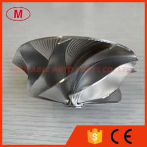 Buy cheap GT15-25 reverse 54.00/71.00mm 11+0 blades high performance turbo milling/aluminum 2618/billet compressor wheel from wholesalers