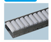 China Aluminum Frame Roller Track Plastic Wheels Recyclable With PE Rollers 60-B on sale