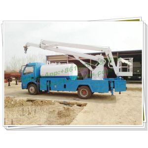 Buy cheap Truck Mounted 16m Aerial Work Platforms woith Water tanker High Performance Whtsp:+8615271357675 from wholesalers