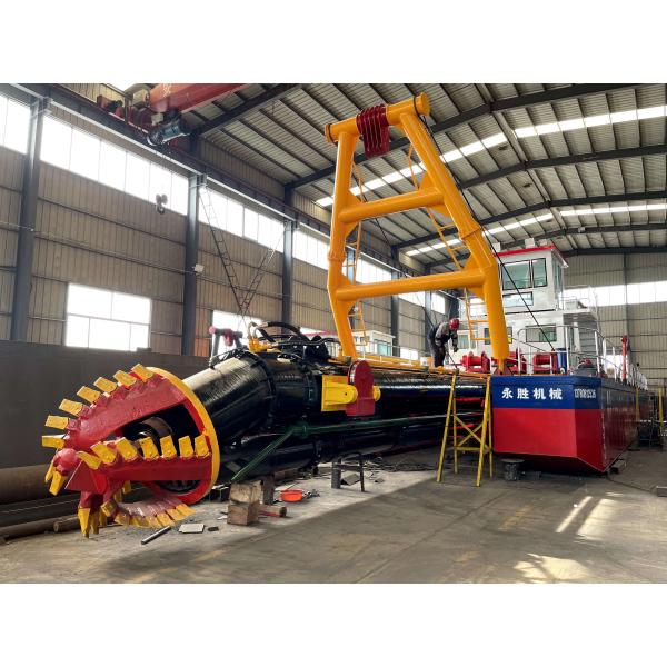 Buy cheap Low Speed Sand Dredger Machine for Riverbed Sand Mining with a Clear Water Flow Rate of 3500m ³ and a 18 inch Conveying from wholesalers