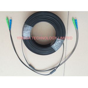 Indoor Fiber Optic Patch Cables SC APC - SC Duplex FTTH Drop Cable Fanout Kits
