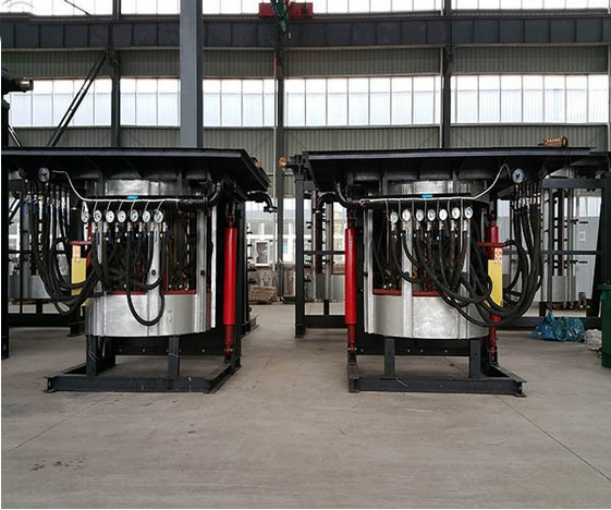 Buy cheap Medium Frequency Hydraulic Steel shell furnace KGPS-1400KW /2000kg from wholesalers