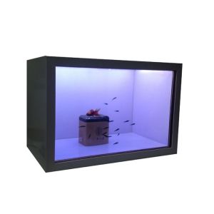 Custom LCD Video Wall , Toughened Glass Panel Transparent Lcd Touch Screen