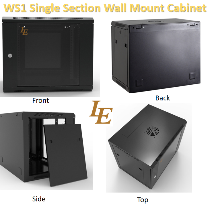 Buy cheap 19 Inch Wall Mount Data Center Cabinet with Welded Frame Removable Side Panels from wholesalers