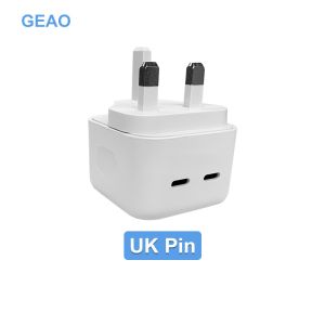 Buy cheap 20V 1.8A GaN Fast Charger PD 35W Dual USB C Charger With UK Plug from wholesalers