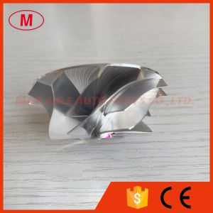 Buy cheap TD03 reverse 39.55/51.00mm 6+6 blades LEP style ,high performance Turbo milling/aluminum 2618/billet compressor wheel from wholesalers