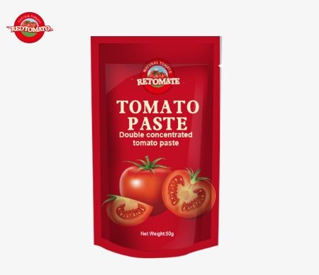 Buy cheap 50g Stand-Up Sachet Of Tomato Paste Complies With ISO HACCP And BRC Standards Ensuring Compliance With Factory Pricing from wholesalers