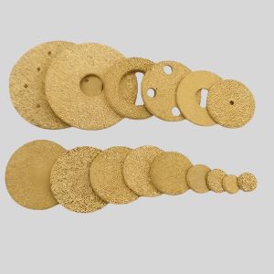 Sintered Bronze Filters 1-250μM Filter Level For Lubricating Oil Fuel Oil