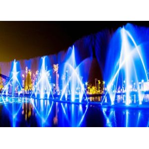 Visual Effects Rotating Fountain Nozzle , 3 Jet Outdoor Water Fountain Nozzles