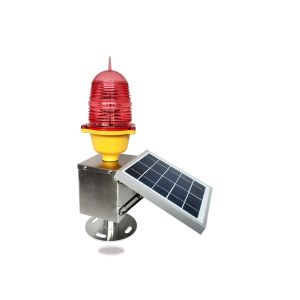China FAA L864 Single Portable Solar Aviation Obstruction Light Wind Turbine Flying Warning on sale