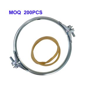 Buy cheap Heavy Duty Pipe Clamps with Adjustable Gasket Thickness and Two-Piece Structure for Dust Collection Systems in SUS304 from wholesalers