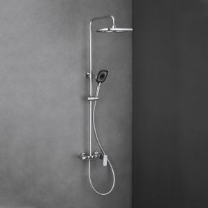 Buy cheap Chrome Triple Function Bathroom Shower System With Adjustable Hand Sprayer from wholesalers