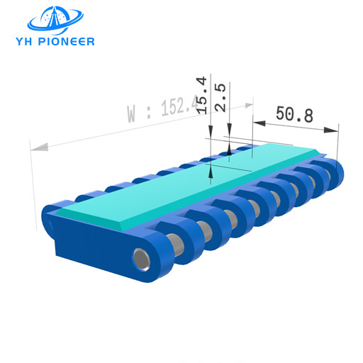Buy cheap Durable PP Modular Belt with Rubber Surface for Low - Noise and Shock - Absorbing Conveying Solutions from wholesalers