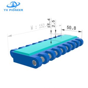 Buy cheap Durable PP Modular Belt with Rubber Surface for Low - Noise and Shock - Absorbing Conveying Solutions from wholesalers