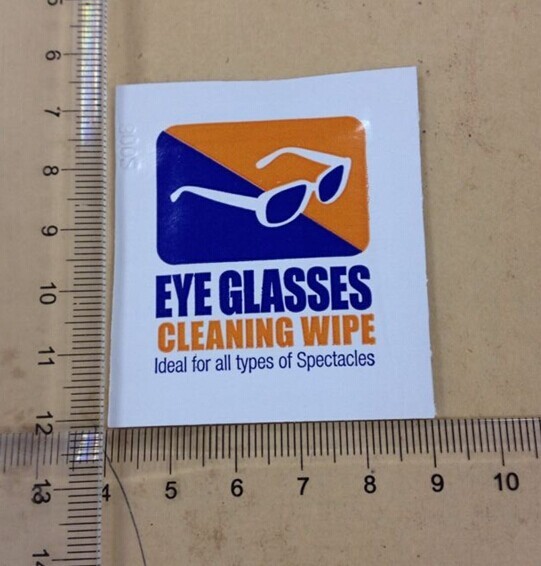 Quality Disposable single packed customized eyeglasses cleaning wet wipes tissue for sale