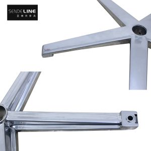 Modern Style Home Office Swivel Chair Base 700mm Silver Customized Color